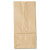 Grocery Paper Bags, 35 lb Capacity, #5, 5.25" x 3.44" x 10.94", Kraft, 500 Bags [SKU: BAGGK5500]