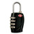 Four-Dial TSA Travel Lock, Metal, Black/Silver [SKU: BAU62974]