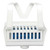 Non-Para Toilet Bowl Block, Lasts 30 Days, Evergreen Scent, White, 12/Box [SKU: BGD661]