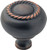 Amerock BP53471ORB Cabinet Knob, 1-1/4 in Projection, Zinc, Oil-Rubbed Bronze [SKU: ORG8726739]