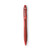 BU3 Ballpoint Pen, Retractable, Bold 1 mm, Red Ink, Red Barrel, Dozen [SKU: BICBU311RD]