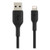 BOOST CHARGE Braided Lightning to USB-A ChargeSync Cable, 6.6 ft, Black [SKU: BLKCAA002BT2MBK]