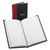 Record and Account Book with Red Spine, Custom Rule, Black/Red/Gold Cover, 7.5 x 5 Sheets, 144 Sheets/Book [SKU: BOR96304]