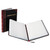 Laboratory Notebook, Data/Lab-Record Format, Black/Red Cover, 10.38 x 8.13, 150 Sheets [SKU: BORL21150R]
