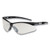 Anser Optical Safety Glasses, Scratch-Resistant, Clear Lens, Black Frame [SKU: BOU250AN10114]