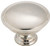 Amerock 14403SCH Cabinet Knob, 1-5/16 in Projection, Zinc, Brushed Chrome [SKU: ORG6712095]