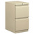 Mobile Pedestals, Left or Right, 2 Legal/Letter-Size File Drawers, Putty, 15" x 20" x 28 [SKU: BSXHBMP2FL]