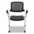 VL314 Mesh Back Nesting Chair, Supports Up to 250 lb, 19" Seat Height, Black Seat, Black Back, Silver Base [SKU: BSXVL314SLVR]