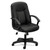 HVL601 Series Executive High-Back Leather Chair, Supports Up to 250 lb, 17.44" to 20.94" Seat Height, Black [SKU: BSXVL601SB11]