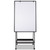 Creation Station Magnetic Dry Erase Board, 29 1/2 x 74 7/8, Black Frame [SKU: BVCEA49145016]