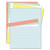 Data Card Replacement Sheet, 8.5 x 11 Sheets, Perforated at 1", Assorted, 10/Pack [SKU: BVCFM1614]