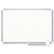 Grid Planning Board, 1 x 2 Grid, 48 x 36, White/Silver [SKU: BVCMA0592830]