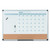 3-in-1 Calendar Planner Dry Erase Board, 24 x 18, Aluminum Frame [SKU: BVCMB3507186]