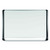 Lacquered steel magnetic dry erase board, 24 x 36, Silver/Black [SKU: BVCMVI030201]