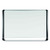 Lacquered steel magnetic dry erase board, 36 x 48, Silver/Black [SKU: BVCMVI050201]