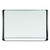 Lacquered steel magnetic dry erase board, 48 x 96, Silver/Black [SKU: BVCMVI210201]