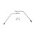 Metal Handle Braces, Large, Fits 24" to 48" Floor Sweeps, 0.5 x 17 x 12 [SKU: BWK119]