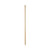 Heavy-Duty Threaded End Lacquered Hardwood Broom Handle, 1.13" dia x 60", Natural [SKU: BWK137]