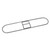 Clip-On Dust Mop Frame, 18w x 5d, Zinc Plated [SKU: BWK1418]