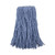 Mop Head, Standard Head, Cotton/Synthetic Fiber, Cut-End, #24, Blue, 12/Carton [SKU: BWK2024B]