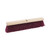 Floor Brush Head, 3" Maroon Heavy-Duty Polypropylene Bristles, 18" Brush [SKU: BWK20318]