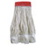 Wideband Looped-End Mop Heads, 20 oz, Natural w/Red Band, 12/Carton [SKU: BWK5320FTBNBTCT]