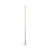 Spring Grip Metal Head Mop Handle for Most Mop Heads, Wood, 60", Natural [SKU: BWK609]