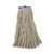 Cut-End Lie-Flat Wet Mop Head, Cotton, 16oz, White [SKU: BWK716CEA]