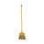 Poly Bristle Angler Broom, 53" Handle, Yellow, 12/Carton [SKU: BWK932M]
