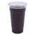 Clear Plastic Cold Cups, 24 oz, PET, 50 Cups/Sleeve, 12 Sleeves/Carton [SKU: BWKPET24]