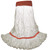 Saddleback Loop-End Wet Mop Heads, Large, White, Rayon, 12/Carton [SKU: BWKSP200L18DZ]