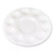 Round Plastic Paint Trays for Classroom, White, 10/Pack [SKU: CKC5924]