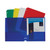 Two-Pocket Heavyweight Poly Portfolio Folder, 3-Hole Punch, 11 x 8.5, Assorted, 10/Pack [SKU: CLI32930]