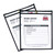 Shop Ticket Holders, Stitched, Both Sides Clear, 50 Sheets, 8.5 x 11, 25/Box [SKU: CLI46911]