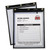 Heavy-Duty Super Heavyweight Plus Stitched Shop Ticket Holders, Clear/Black, 9 x 12, 15/Box [SKU: CLI50912]