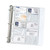Business Card Binder Pages, For 2 x 3.5 Cards, Clear, 20 Cards/Sheet, 10 Sheets/Pack [SKU: CLI61217]
