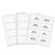 Laser Printer Name Badges, 3 3/8 x 2 1/3, White, 200/Box [SKU: CLI92377]
