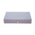 Heavy Duty Low Profile Cash Box, 6 Compartments, 11.5 x 8.2 x 2.2, Gray [SKU: CNK500126]
