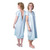 Cloth Patient Gown, Cotton-Polyester Blend, Large, Chest Size 38" to 42", Blue [SKU: COEPRO953LRG]