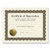Ready-to-Use Certificates, Appreciation, 11 x 8.5, Ivory/Brown/Gold Colors with Brown Border, 6/Pack [SKU: COS930000]