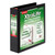 XtraLife ClearVue Non-Stick Locking Slant-D Ring Binder, 3 Rings, 2" Capacity, 11 x 8.5, Black [SKU: CRD26321]