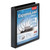 ExpressLoad ClearVue Locking D-Ring Binder, 3 Rings, 1.5" Capacity, 11 x 8.5, Black [SKU: CRD49111]