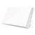 Write 'n Erase Tabloid Index Dividers, 5-Tab, 11 x 17, White, 1 Set [SKU: CRD84270]