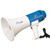 Megaphone, 12 W to 25 W, 1,000 yds Range, White/Blue [SKU: CSIMP12W]