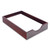 Hardwood Stackable Desk Trays, 1 Section, Legal Size Files, 10.25" x 15.25" x 2.5", Mahogany [SKU: CVR07223]