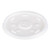 Plastic Lids, Fits 12 oz to 24 oz Hot/Cold Foam Cups, Straw-Slot Lid, White, 100/Pack, 10 Packs/Carton [SKU: DCC16SL]