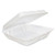 Foam Hinged Lid Containers, 8 x 8 x 2.25, White, 200/Carton [SKU: DCC80HT1R]
