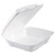 Foam Hinged Lid Containers, 9 x 9 x 3, White, 200/Carton [SKU: DCC90HT1R]