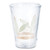 Bare Eco-Forward RPET Cold Cups, 10 oz, Leaf Design, Clear/Green/Orange, Individually Wrapped, 500/Carton [SKU: DCCRTP10DBAREW]