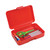 Antimicrobial Pencil Box, 7.97 x 5.43 x 2.02, Red [SKU: DEF39504RED]
